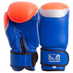 Рукавички боксерські шкіряні на липучці BDB MA-5433 (р-р 10-12oz, кольори в асортименті)