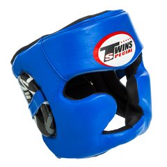 Шлем боксерский с полной защитой кожаный TWN TW-015 (р-р S-XL)