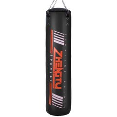 Мішок боксерський Циліндр з кільцем та ланцюгом PVC h-150см ZHENGTU BO-2336-150 (d-29см, кольори в асортименті)