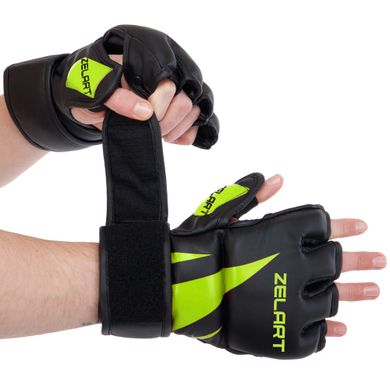 Перчатки для смешанных единоборств MMA PU Zelart BO-8355 (р-р M-XL, цвета в ассортименте)