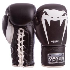 Перчатки боксерские кожаные на шнуровке VNM GIANT VL-5786 (р-р 10-14oz, цвета в ассортименте)
