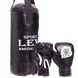 Боксерский набор детский (перчатки+мешок) LEV LV-4686 (PVC, мешок h-40см, d-15см, цвета в ассортименте)