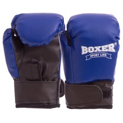 Рукавички боксерські дитячі на липучці BOXER 2026 (шкірвініл, р-р 4oz, кольори в асортименті)