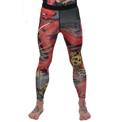 Компрессионные штаны First Player Red Tiger ( тайтсы, леггинсы ), XS