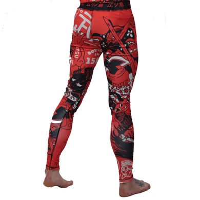Компрессионные штаны First Player Red Samurai ( тайтсы, леггинсы ), XS