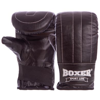 Снарядні рукавички шкіряні BOXER 2014 Тренувальні (р-р L, кольори в асортименті)