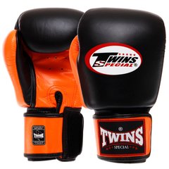 Рукавички боксерські шкіряні на липучці TWINS BGVL3-2T (р-р 10-16oz, кольори в асортименті)