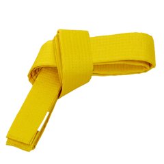 Пояс для кімоно Champion CO-4073 (бавовна, поліестер, довжина-260-300см, жовтий)