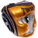 Шлем боксерский с полной защитой кожаный TWINS FHGL3-TW4 (р-р S-XL, цвета в ассортименте) FHG-TW4GD-BU