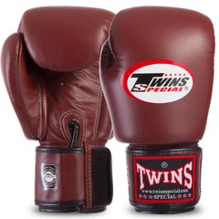 Рукавички боксерські шкіряні на липучці TWINS BGVL3 (р-р 12-20oz, кольори в асортименті)