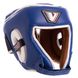 Шлем боксерский открытый с усиленной защитой макушки кожаный VELO VL-8195 (р-р M-XL, цвета в ассортименте)