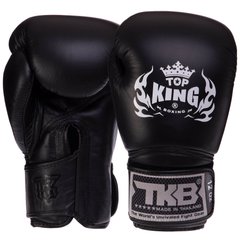 Рукавички боксерські шкіряні на липучці TOP KING Super TKBGSV (р-р 8-18oz, кольори в асортименті)