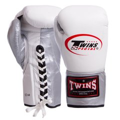 Рукавички боксерські шкіряні на шнурівці TWN BO-0279 (р-р 10-16oz, кольори в асортименті)