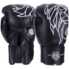 Перчатки боксерские Стрейч на липучке LEV UR LV-4280 ТОП (синтетическая кожа, р-р 10-12oz, цвета в ассортименте)