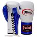 Перчатки боксерские кожаные на шнуровке TWN BO-0279 (р-р 10-16oz, цвета в ассортименте)