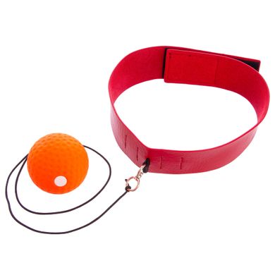 Тренажер для бокса fight ball BO-7108 (пневмотренажер. оранжевый-красный)