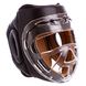 Шлем для единоборств с прозрачной маской кожаный ELS MA-1427 (р-р XS-XL, цвета в ассортименте)