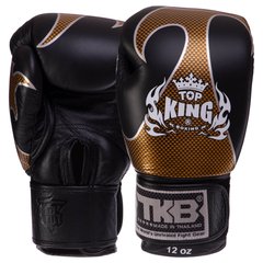 Рукавички боксерські шкіряні на липучці TOP KING Empower TKBGEM-01 (р-р 8-18oz, кольори в асортименті)