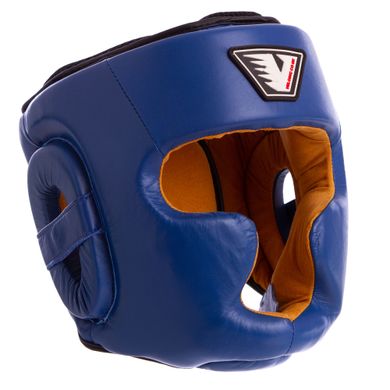 Шлем боксерский с полной защитой кожаный VELO VL-8193 (р-р M-XL, цвета в ассортименте)